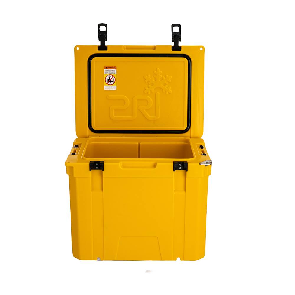 Food Storage In Cooler - 2024年45QT新型断熱ハードクーラーボックス、サーマルPE素材使用、キャンプや食品保存用保冷アイスボックス