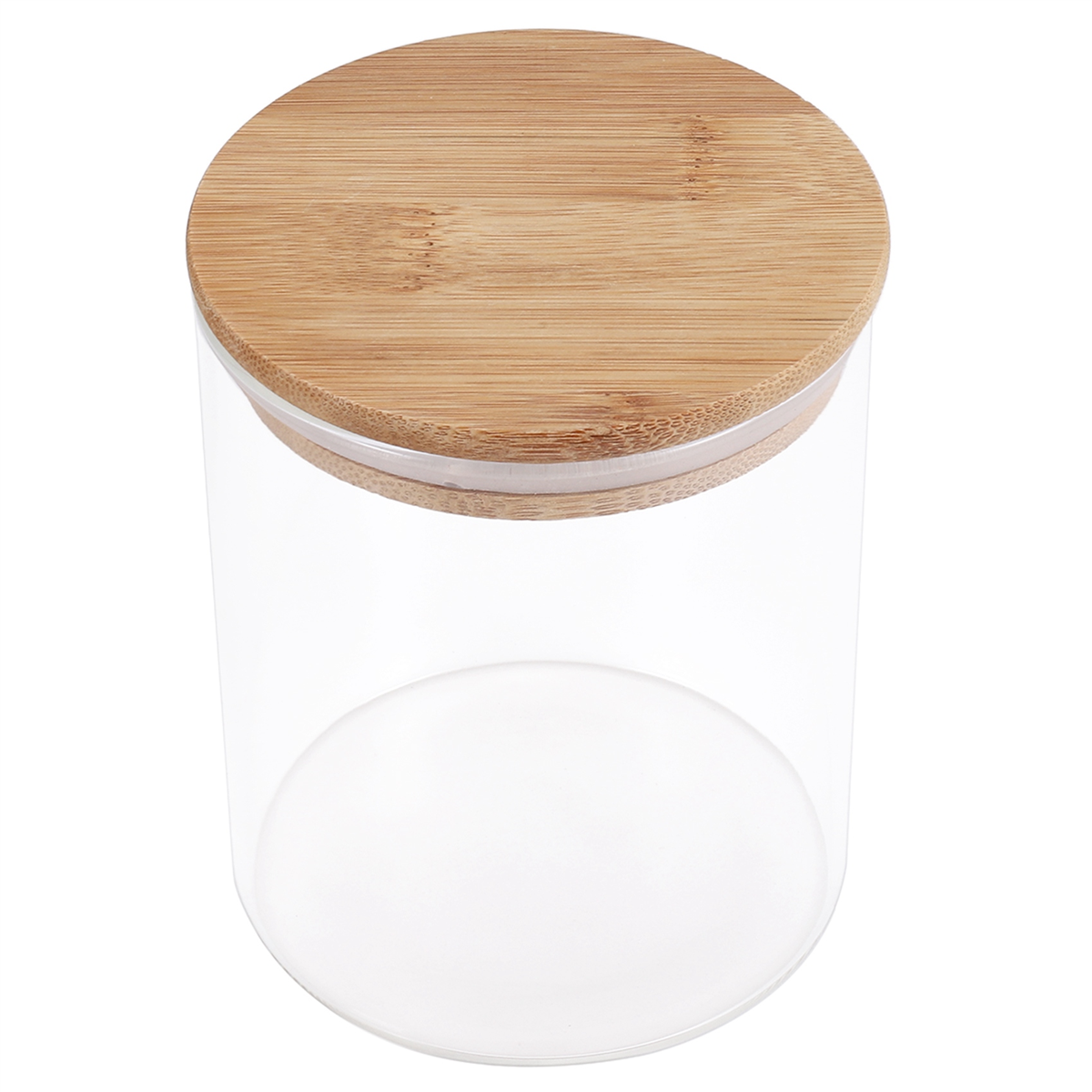 Food Storage Jar Glass - A11I ガラス製食品保存容器 蓋付き 大型ガラス保存瓶 コーヒーバー、紅茶、砂糖用 (27液量オンス)