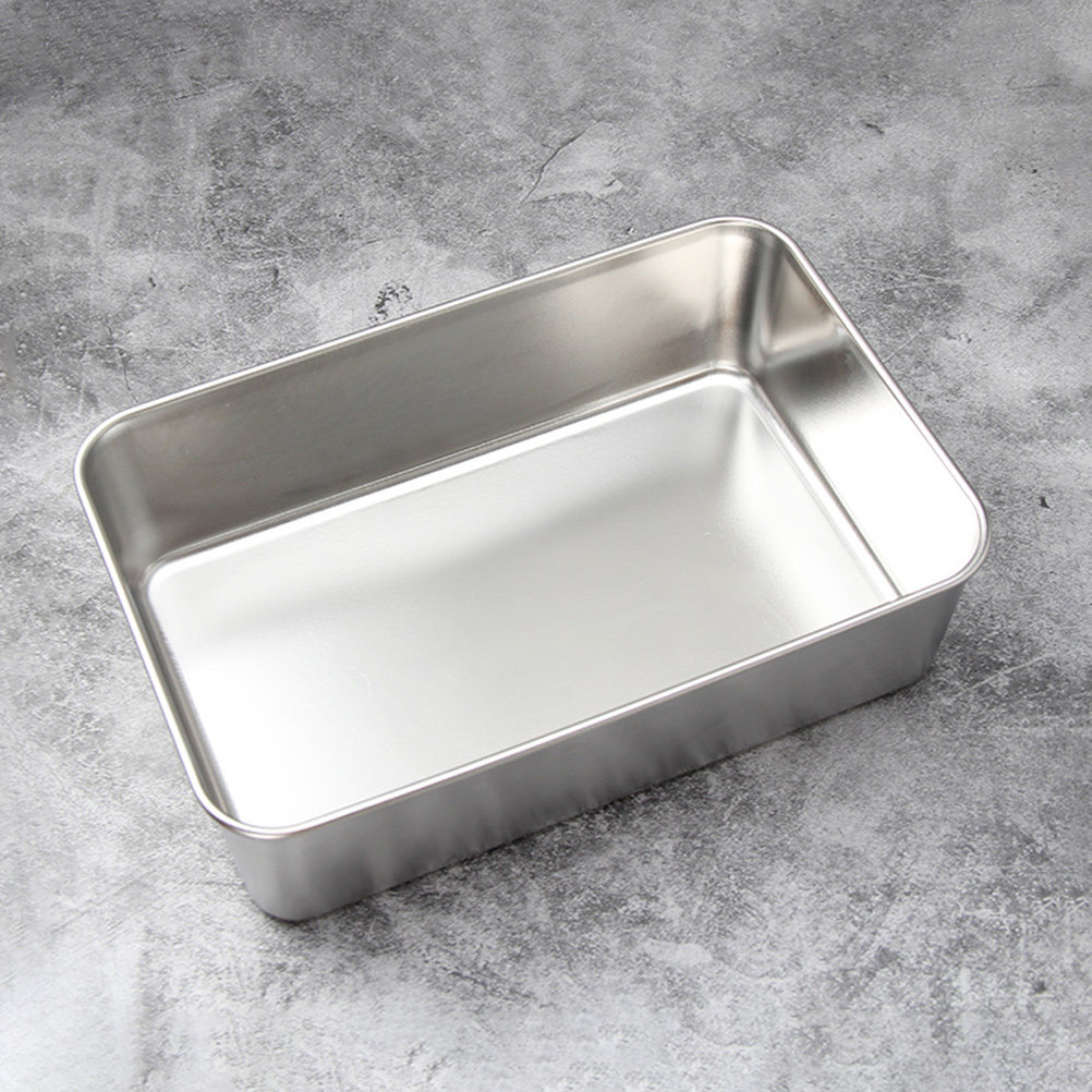 Food Storage Box Plastic - ステンレス保存ボックスポータブル密閉食品容器長方形ランチボックスオフィスピクニック収納サーマルホルダー