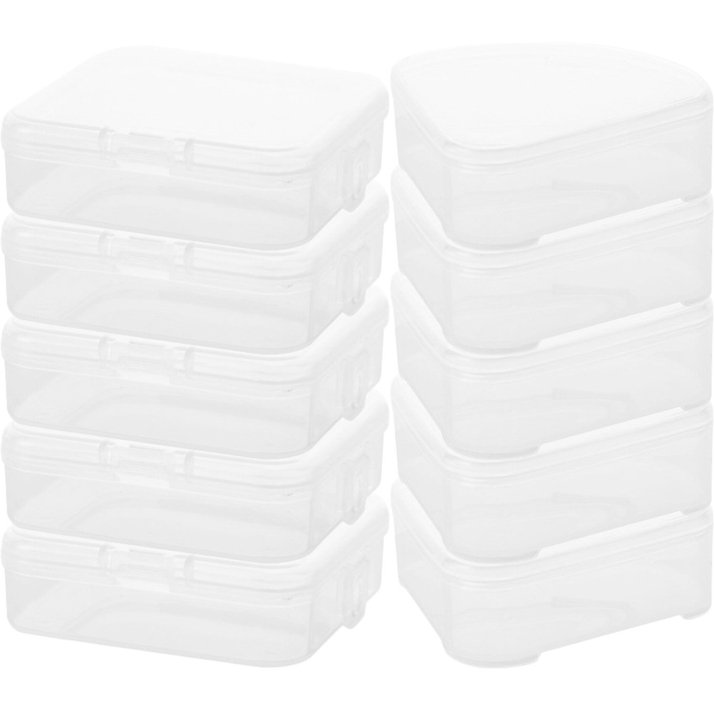 Egg Storage Holder - 10 個メイクアップスポンジボックス透明卵ホルダーパウダーパフ収納旅行メイクアップツールオーガナイザーパウダーパフケース