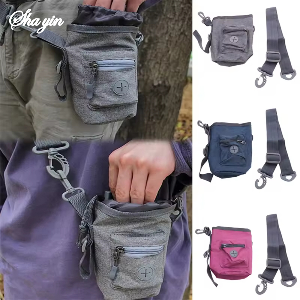 Food Storage Zipper Bags - 携帯用ドッグトレーニングポーチバッグ、ドッグトレーニング用おやつフードポーチ、ファニーパックおやつホルダー、ドッグトリーツバッグ、おもちゃまたはペット用