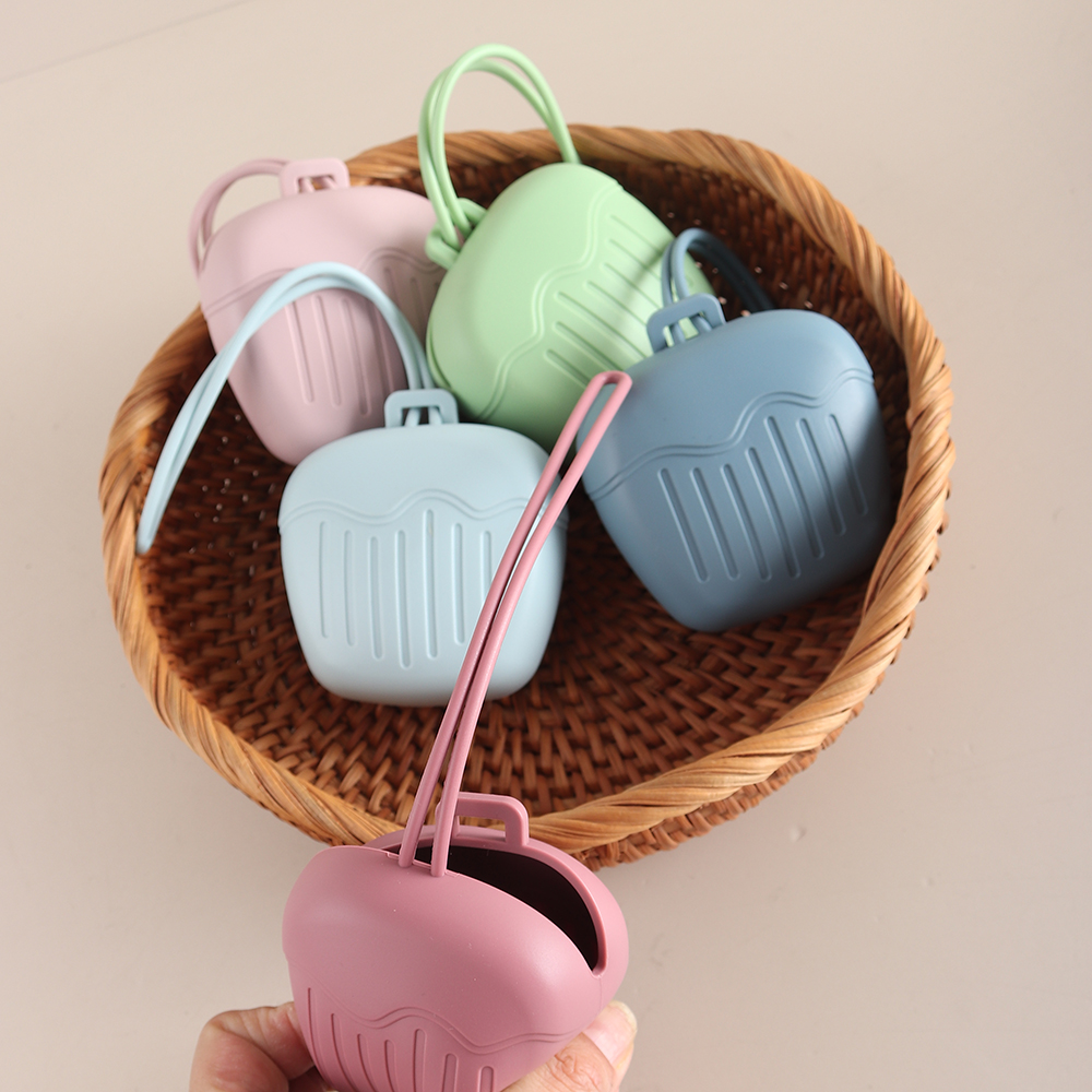 Food Storage Silicone - アイスクリーム型乳首収納袋ケースシリコーン食品グレードソフトおしゃぶりバッグbpaフリーベビー必需品ギフト幼児