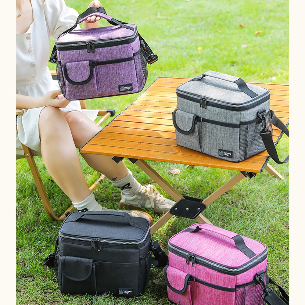 多機能二重層断熱クーラーバッグ大型食品保存ポーチ屋外ピクニッ - Food Storage In Cooler のレビューと価格