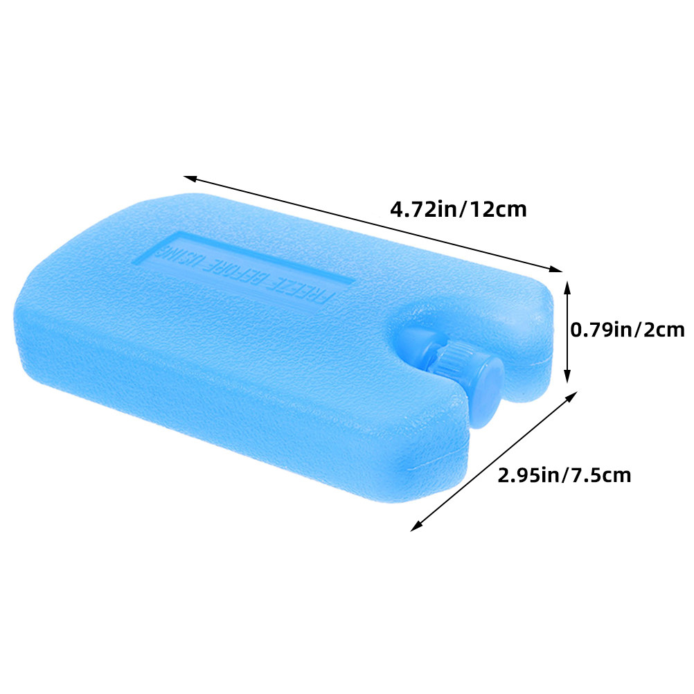 6個入りアイスクリスタルボックス、再利用可能なアイスパック、 - Food Storage In Cooler のレビューと価格