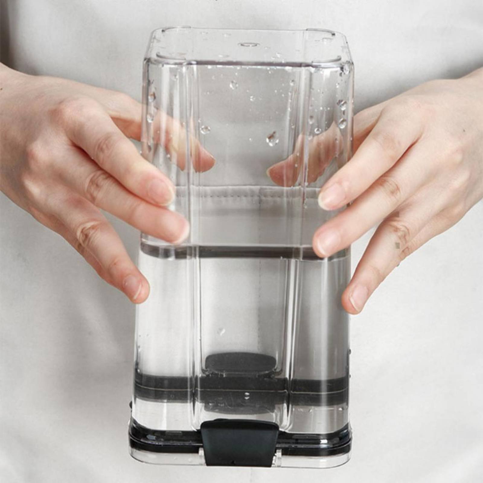 気密食品保存容器、防湿密閉穀物保存瓶、透明プラスチックキャニ - Food Storage Canister のレビューと価格