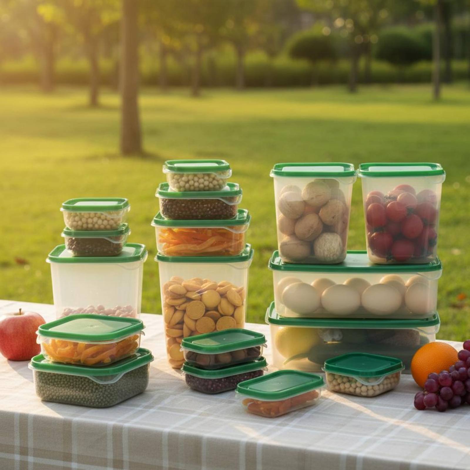 17個入り冷蔵庫収納ボックスセット、漏れ防止プラスチック食品 - Food Storage Box Plastic のレビューと価格