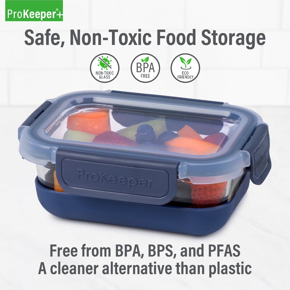 2パック 1.6カップ ガラス製食品保存容器 滑り止めシリコ - Food Storage Silicone のレビューと価格