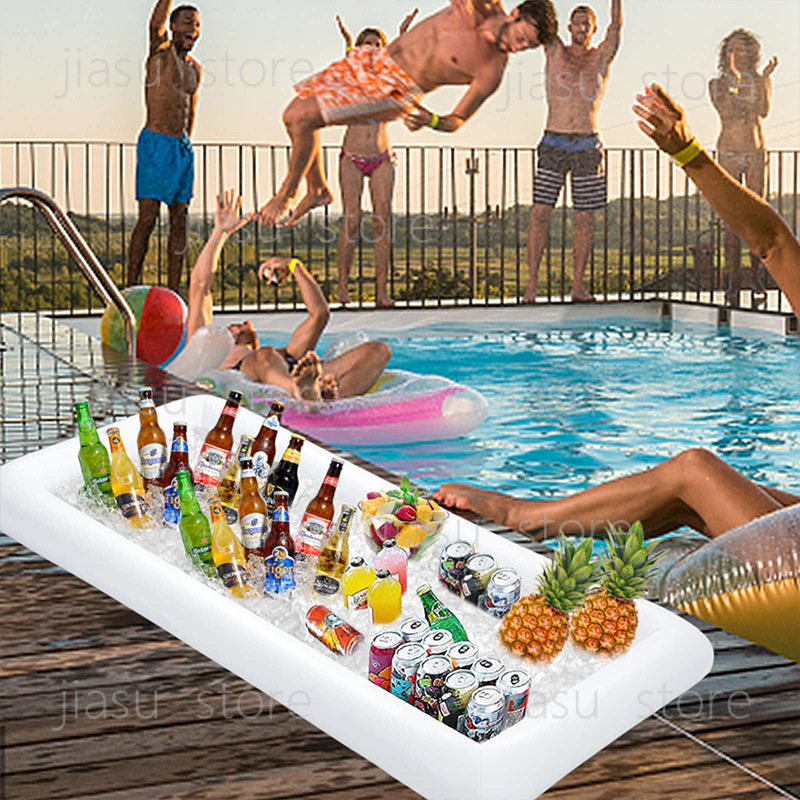 多機能インフレータブルフローティングアイス クーラー トレイ - Food Storage In Cooler のレビューと価格