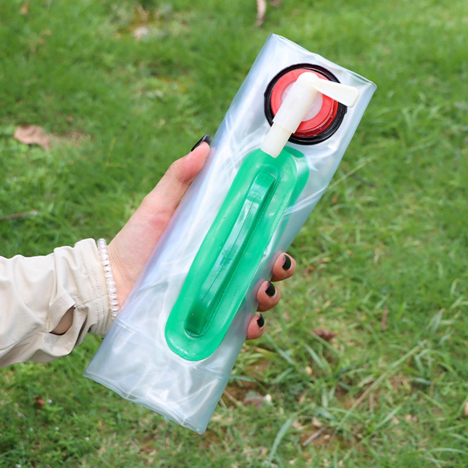 飲料水貯蔵容器 20L 折りたたみ式漏れ防止ポータブルバッグ - Food Storage Plastic Bag のレビューと価格