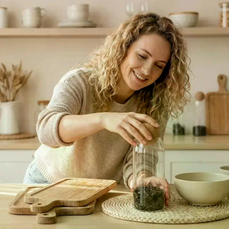 4サイズ密封ガラス瓶コルク栓コーヒー豆ドライフルーツ保存容器 - Food Storage Jar Glass のレビューと価格