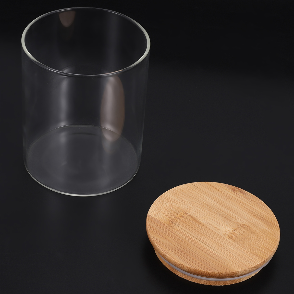 A11I ガラス製食品保存容器 蓋付き 大型ガラス保存瓶 コ - Food Storage Jar Glass のレビューと価格