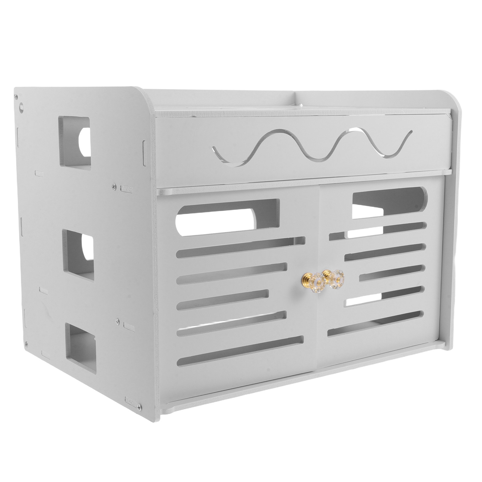 3層WiFiルーター収納ボックスワイヤレスルーターオーガナイ - Food Storage Box Plastic のレビューと価格