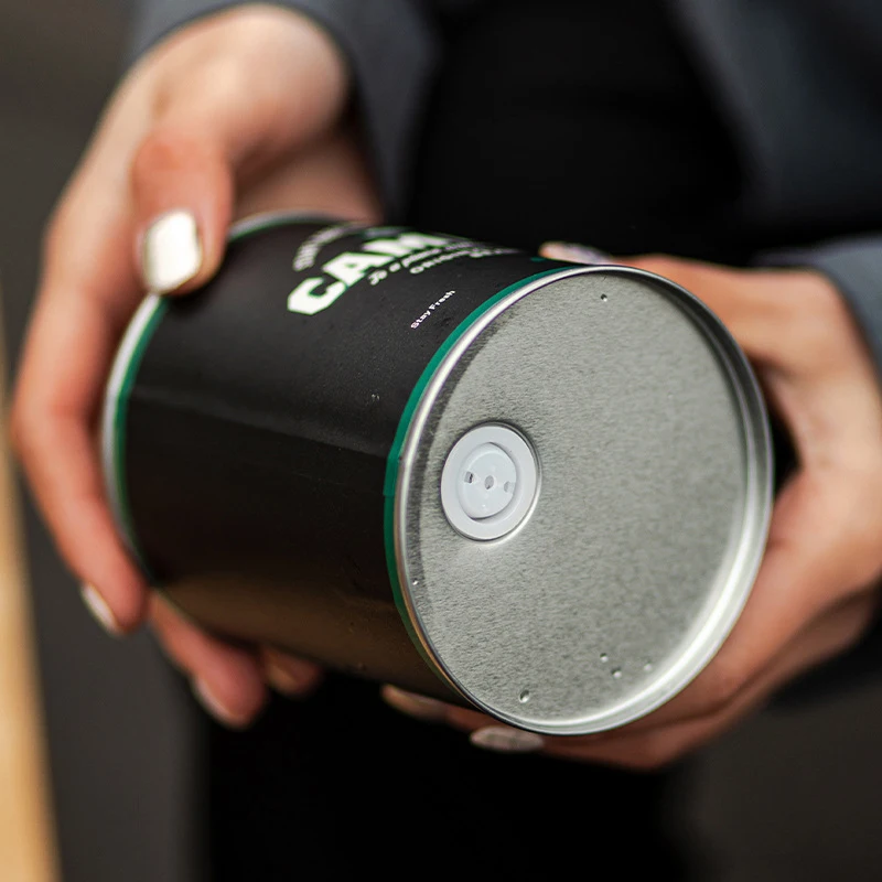 1pc コーヒー豆密封保管缶ポータブルキャンプ用ブリキ箱食品 - Food Storage System のレビューと価格