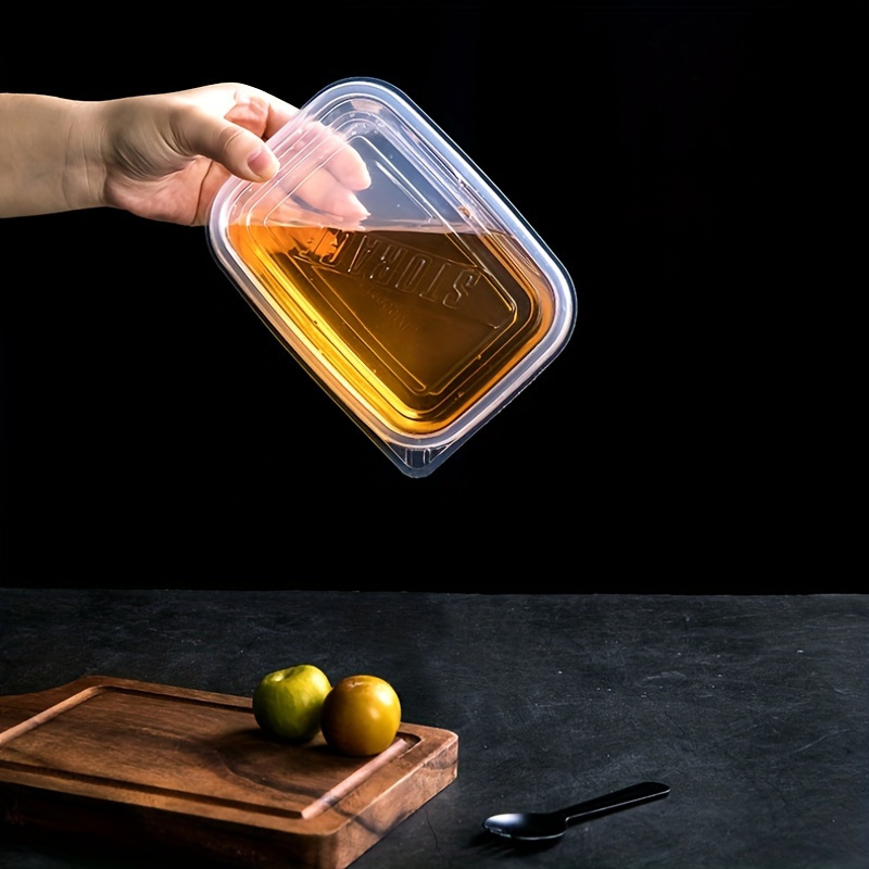 透明な積み重ね可能なプラスチック製食品保存容器6個セット、青 - Food Storage Canister のレビューと価格