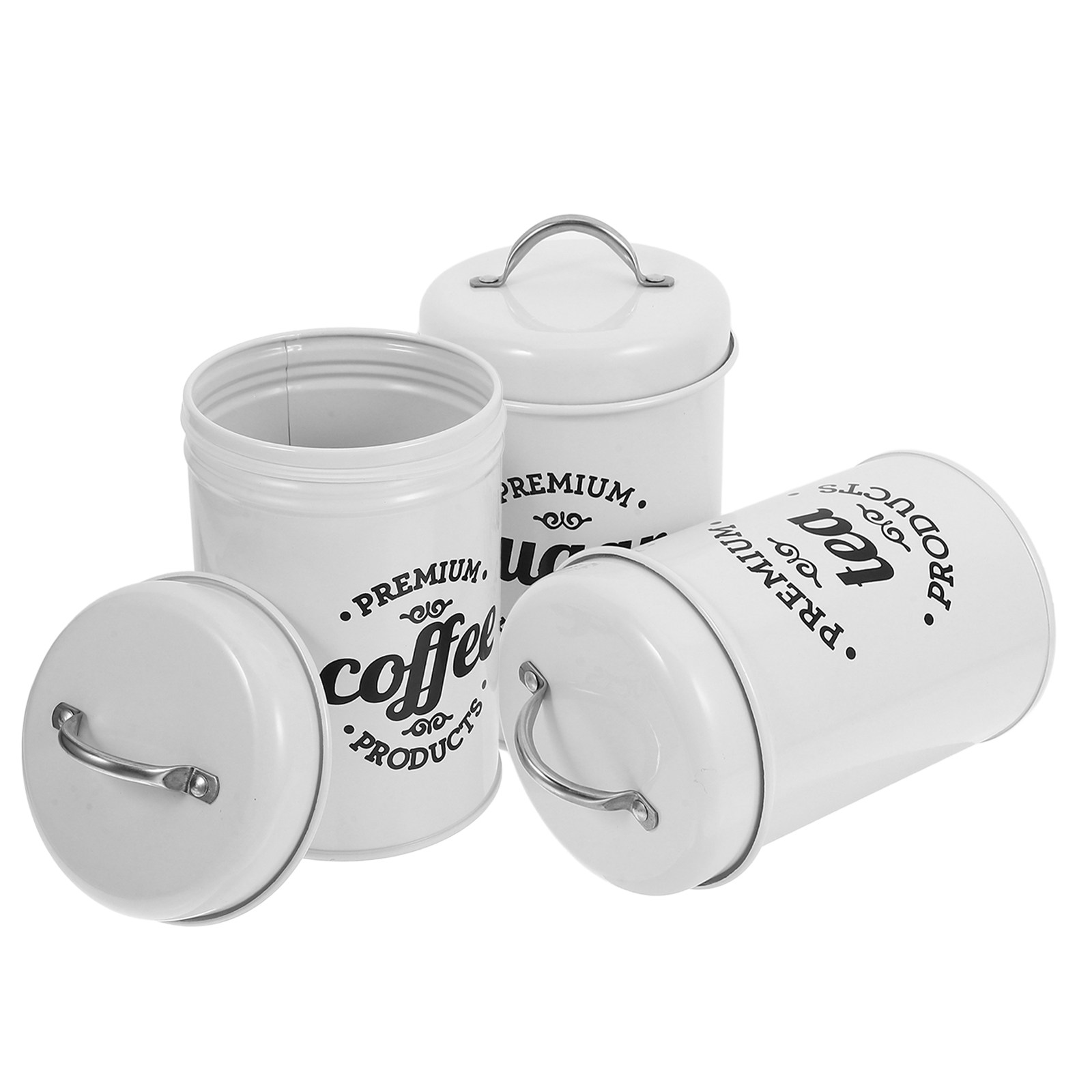 密封された鉄製キャニスターセット エレガントな密閉食品保存容 - Food Storage Plastic Container のレビューと価格