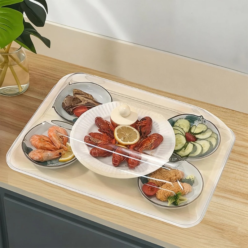 WORTHBUY 再利用可能なプラスチック製食品カバー クリ - Food Storage In The Kitchen のレビューと価格