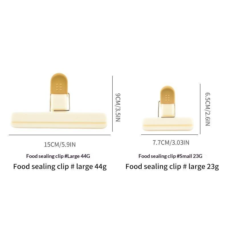 3 個のポータブルビニール袋クリップキッチン食品スナックシー - Food Storage Plastic Bag のレビューと価格
