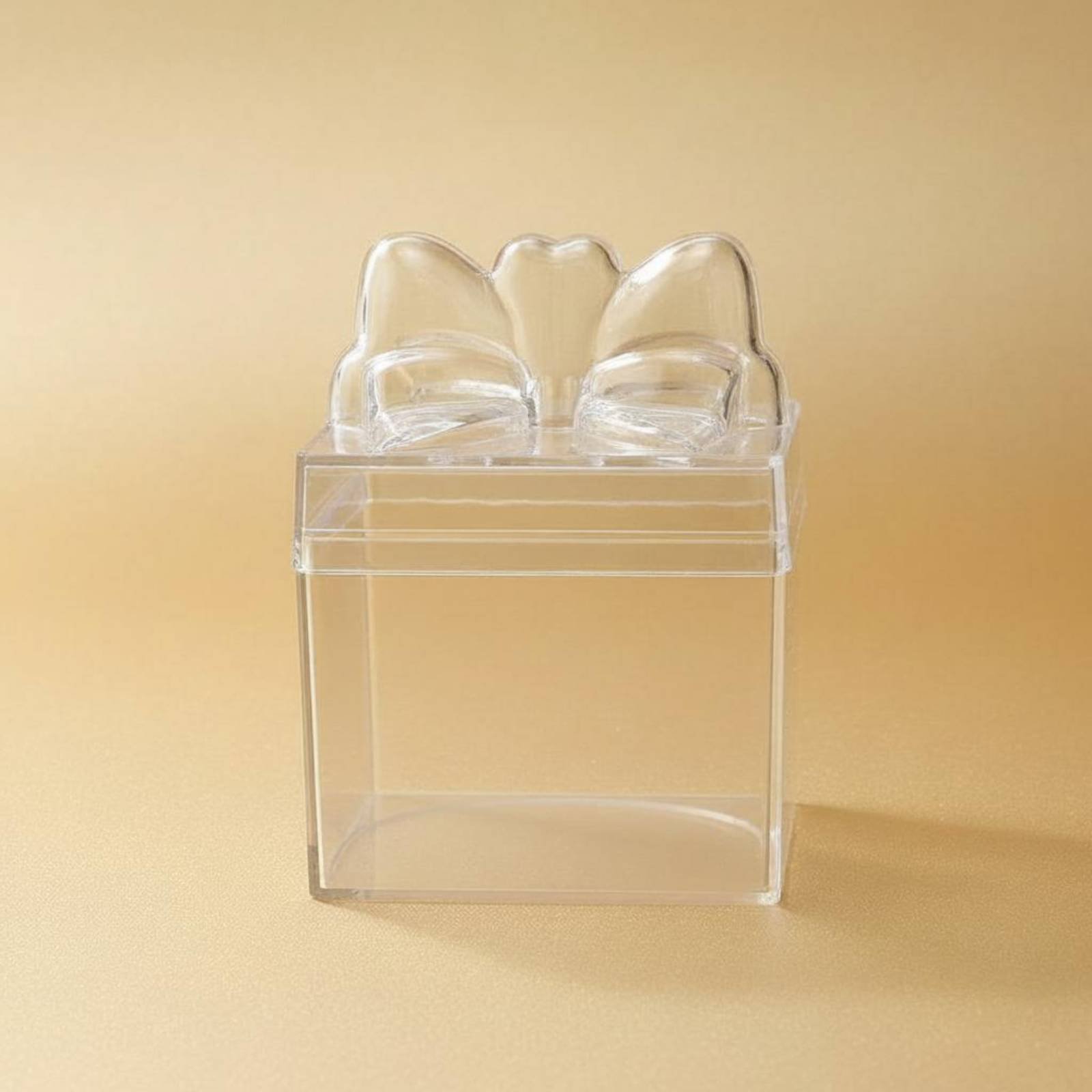 透明プラスチック製キャンディボックス、リボン付き多目的透明キ - Food Storage Box Plastic のレビューと価格