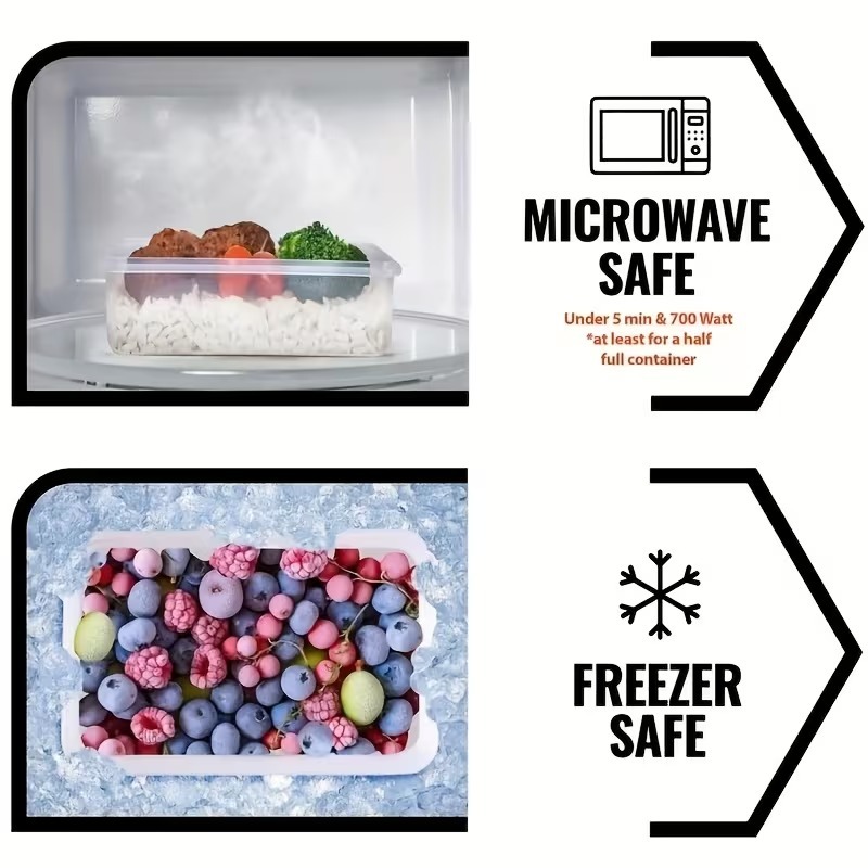 4個セット 透明食品保存容器 スナップ蓋付き、果物、野菜、パ - Food Storage Canister のレビューと価格