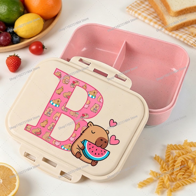 カピバラ大容量弁当箱 男の子 女の子向け アニメ漫画プリント - Food Storage Plastic Bag のレビューと価格