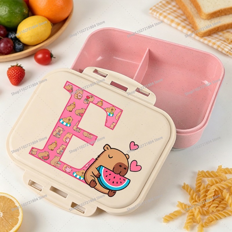 カピバラ大容量弁当箱 男の子 女の子向け アニメ漫画プリント - Food Storage Plastic Bag のレビューと価格