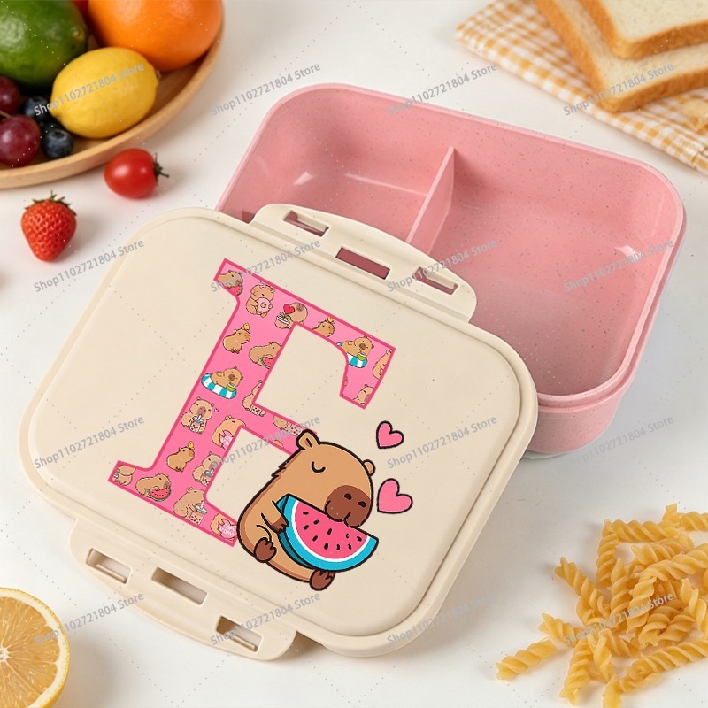 カピバラ大容量弁当箱 男の子 女の子向け アニメ漫画プリント - Food Storage Plastic Bag のレビューと価格