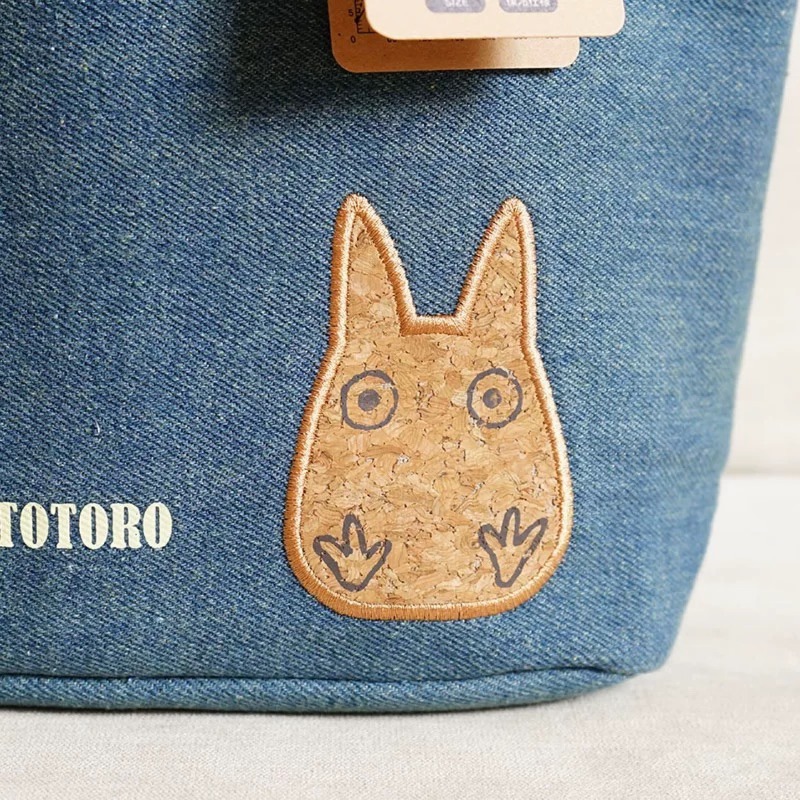 新しいとなりのトトロデニムサーマルランチバッグかわいい漫画ポ - Food Storage In Cooler のレビューと価格