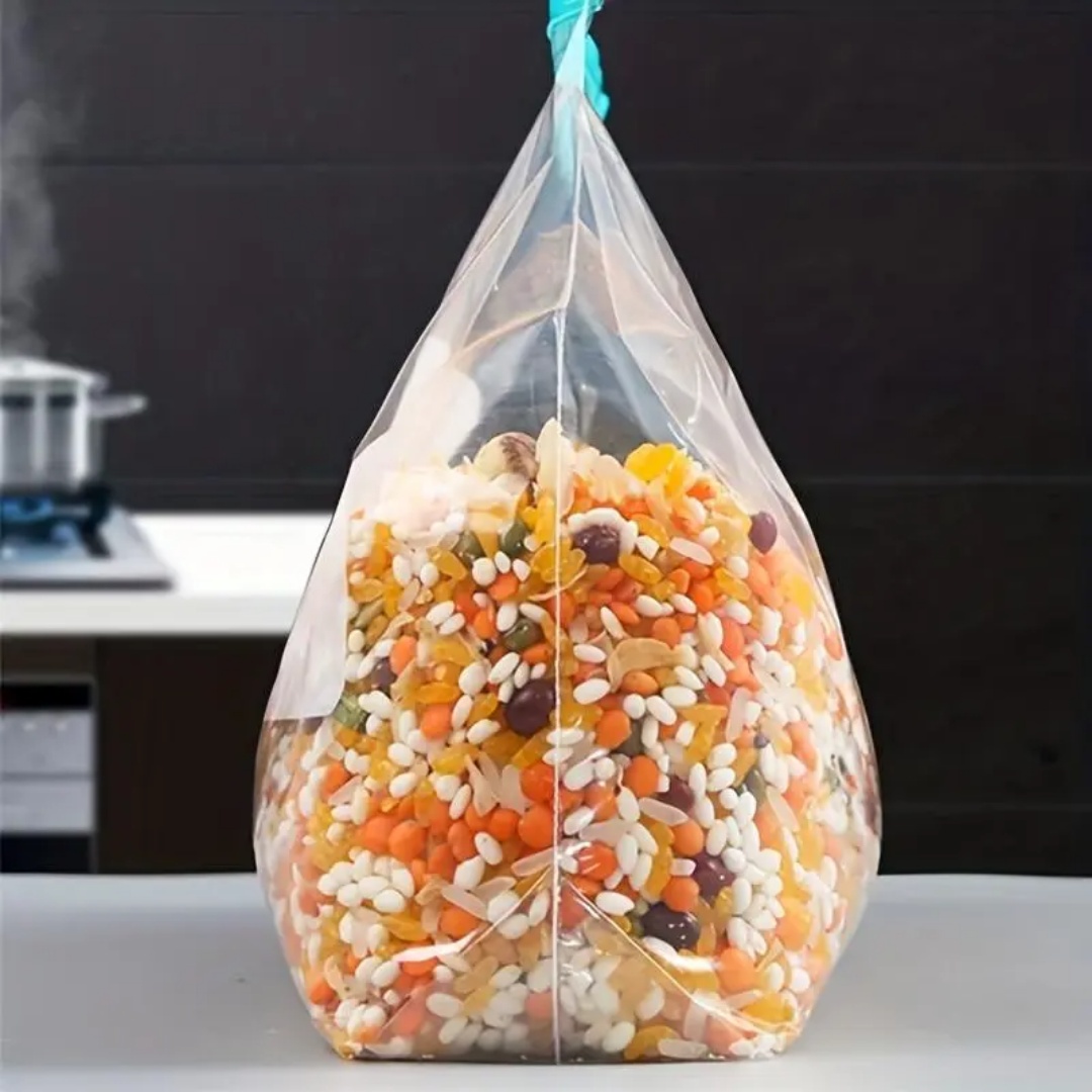 60個の再利用可能な冷蔵庫用フレッシュバッグ、キッチン必需品 - Food Storage Zipper Bags のレビューと価格