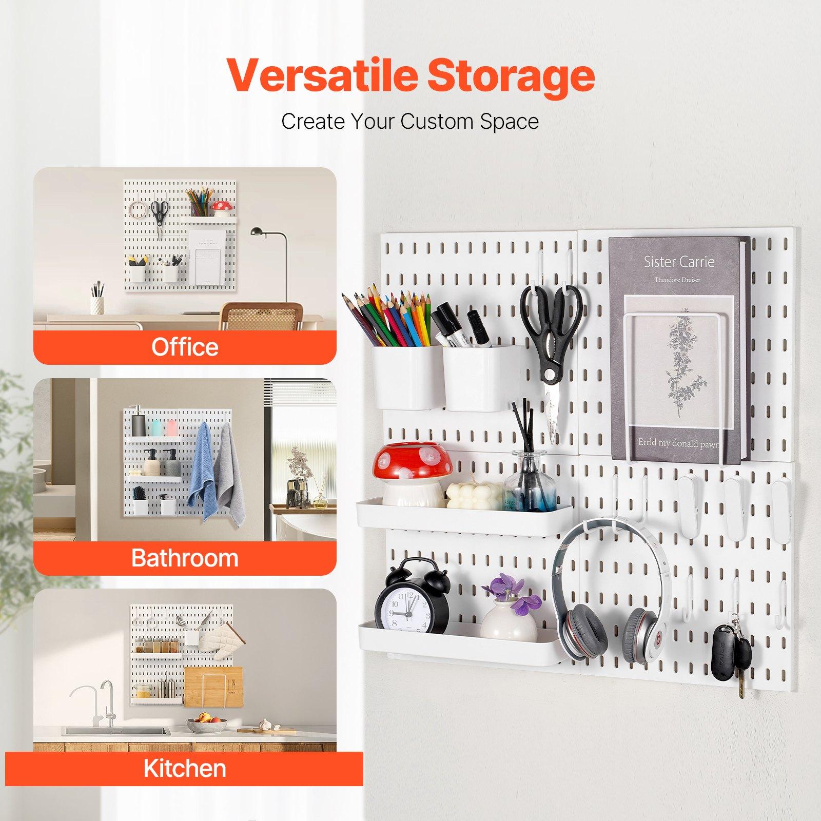 モジュール式プラスチックペグボードウォールオーガナイザーコン - Food Storage System のレビューと価格