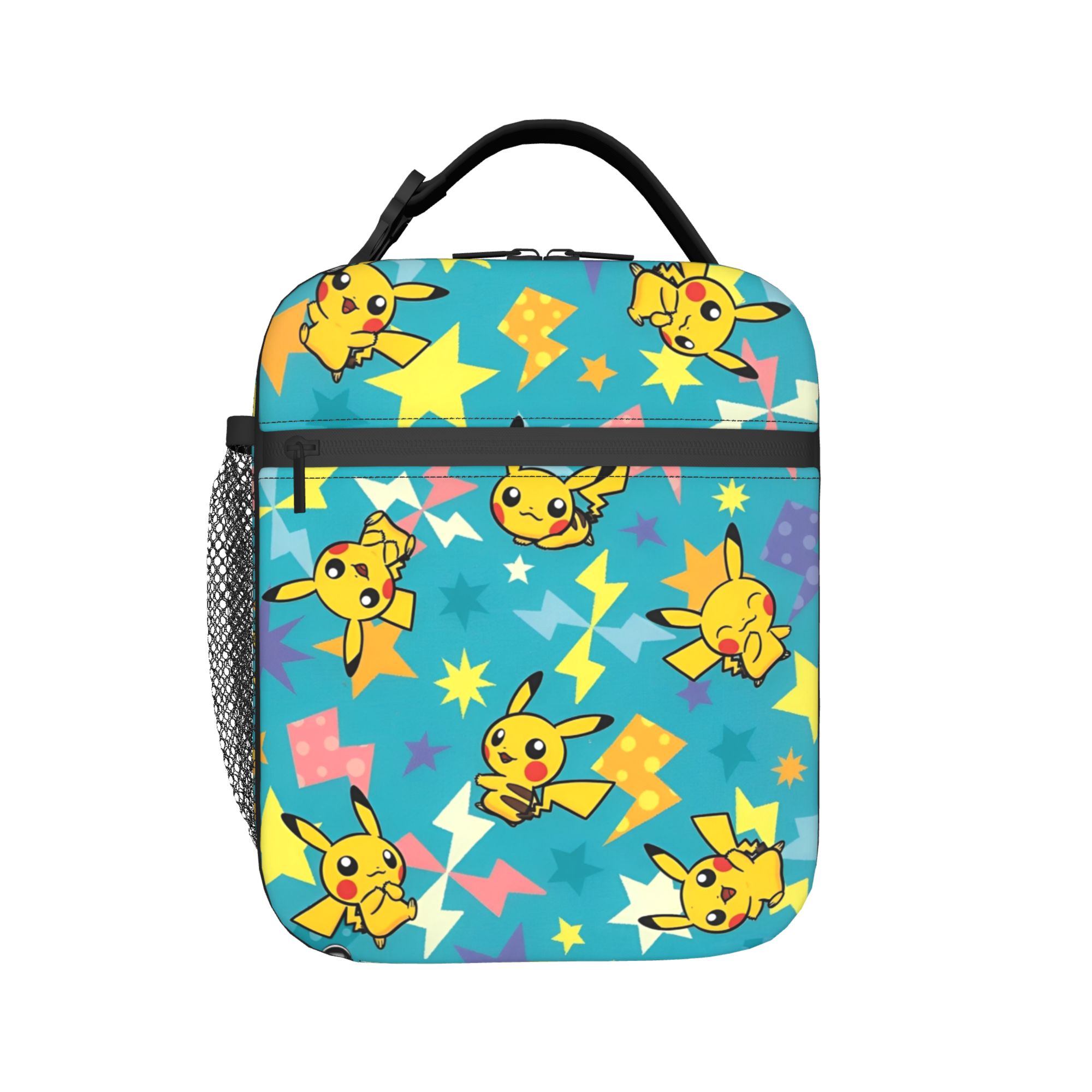 ポケモン柄の断熱ランチバッグ、旅行用食品保存容器、ポータブル - Food Storage In Cooler のレビューと価格
