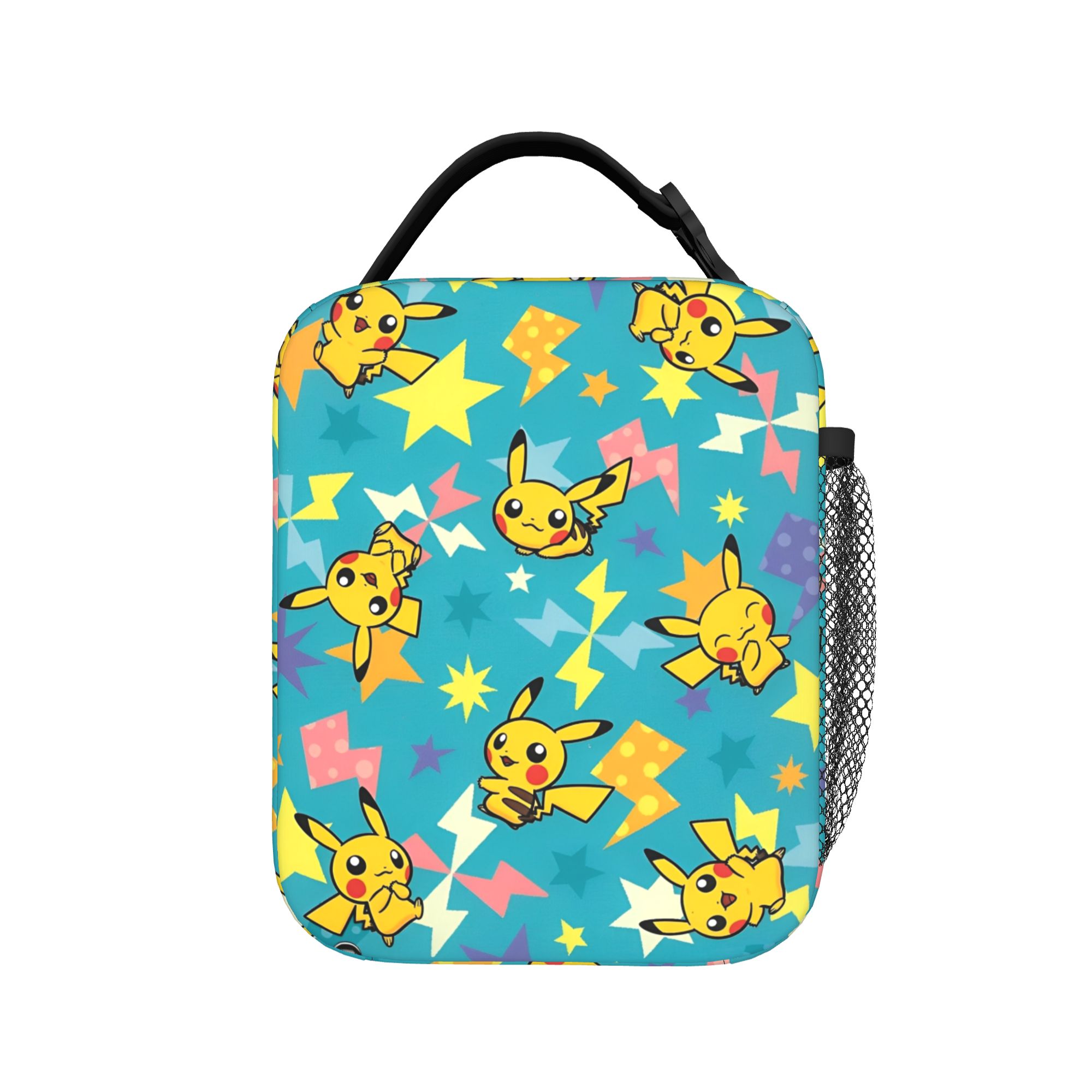 ポケモン柄の断熱ランチバッグ、旅行用食品保存容器、ポータブル - Food Storage In Cooler のレビューと価格