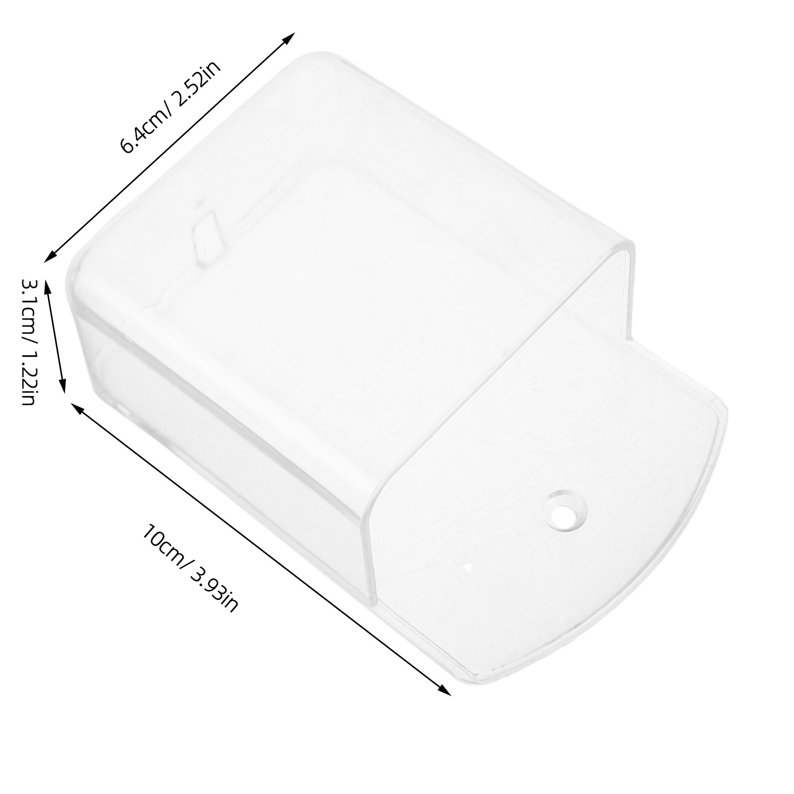 リモコンホルダー 壁掛け 3.9x2.5x1.2インチ プラ - Food Storage Box Plastic のレビューと価格