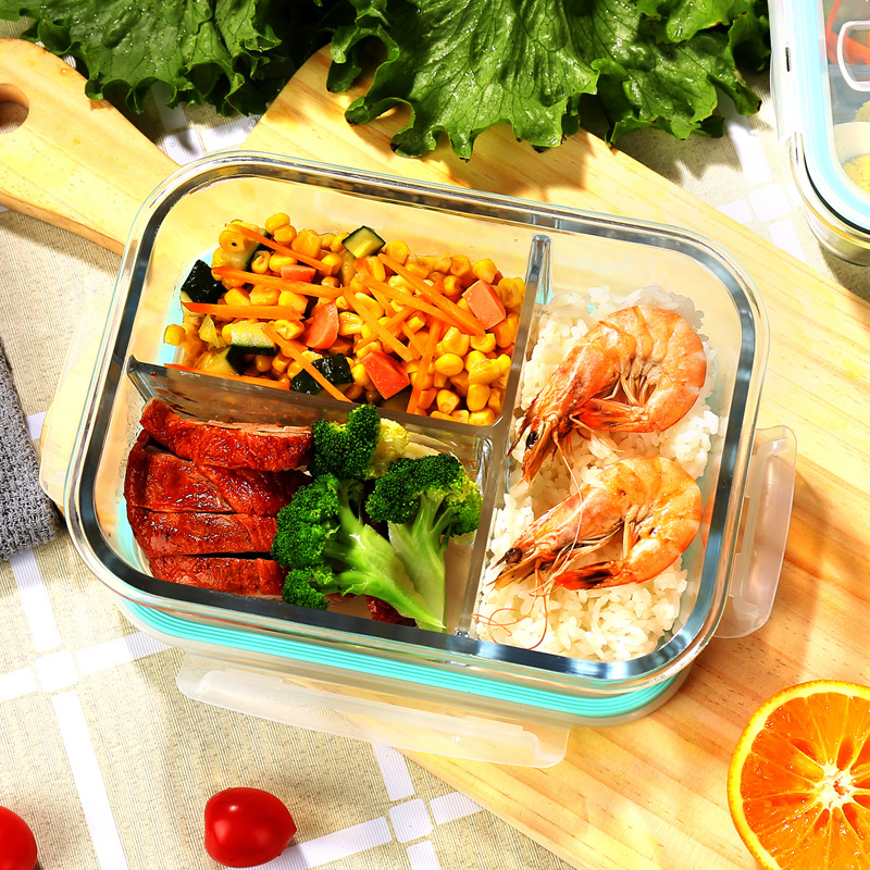 ガラス製鮮度保持容器 高硼珪酸耐熱電子レンジ対応弁当箱 冷蔵 - Food Storage System のレビューと価格
