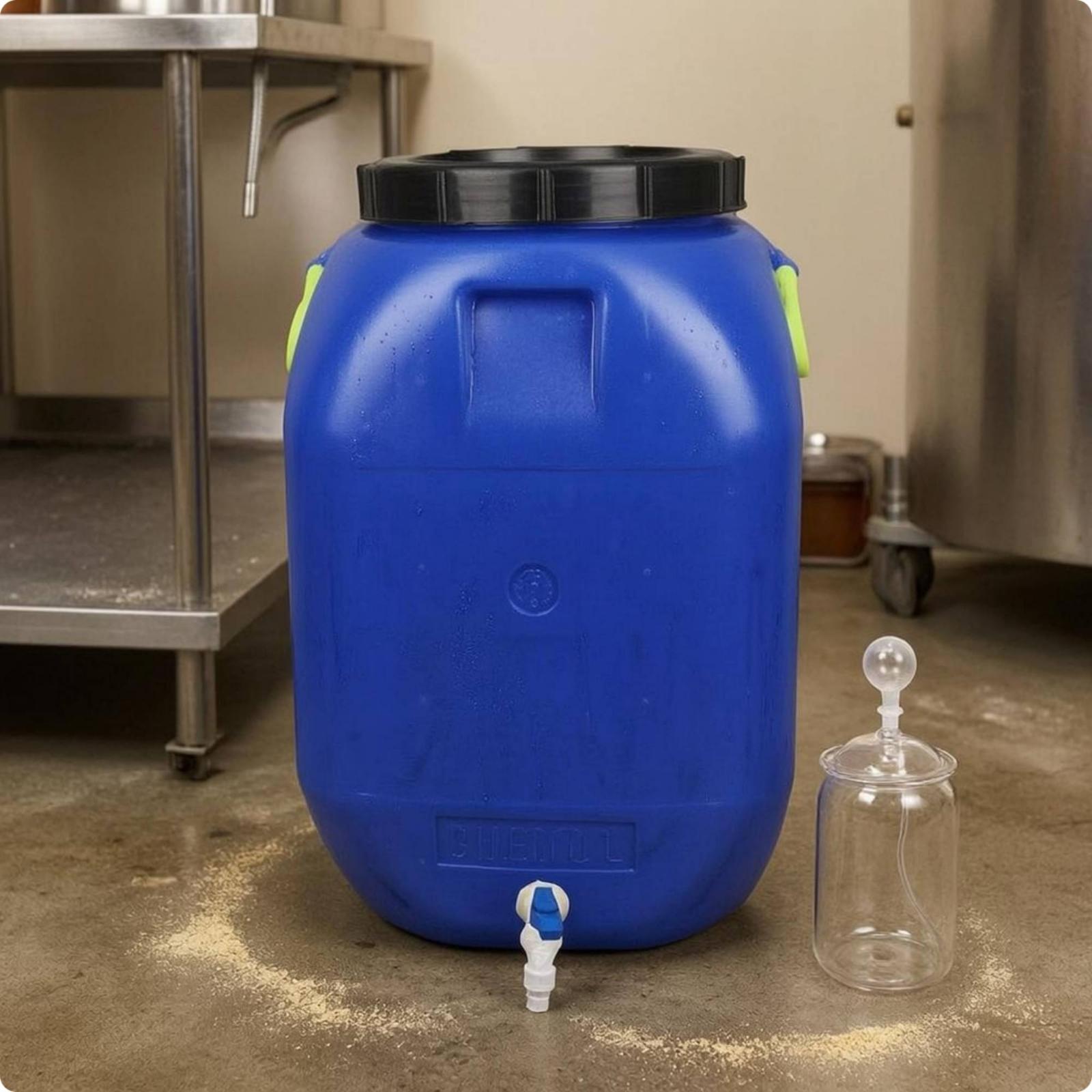 食品グレードのプラスチック製収納バレル、耐久性のある厚みのあ - Food Storage Plastic Container のレビューと価格