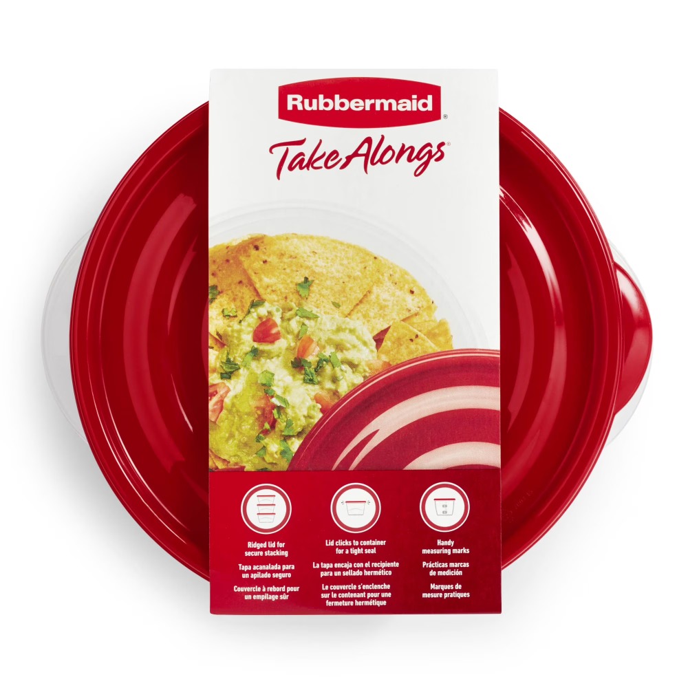 蓋付き大型丸型食品保存容器、3個セット、各容量6.2カップ、 - Food Storage Prep Containers のレビューと価格