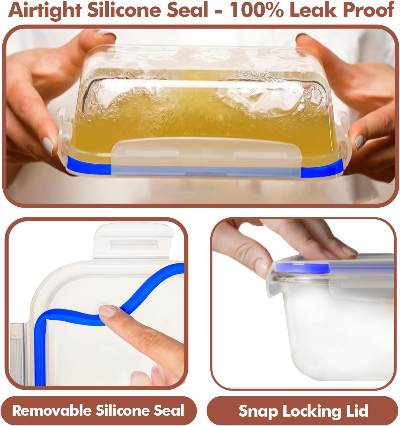 16個入り（8個セット）30オンスガラス製ミールプレップ容器 - Food Storage Prep Containers のレビューと価格