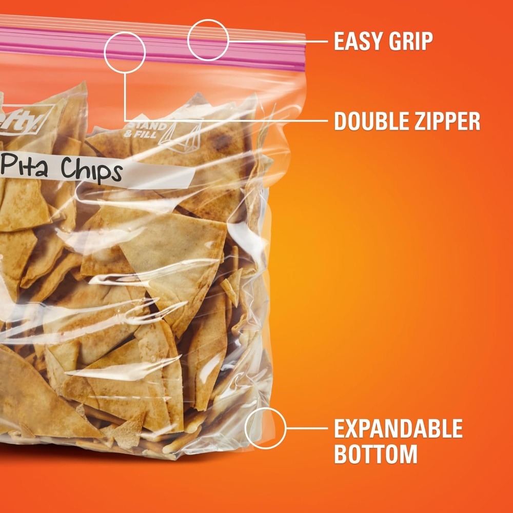 プレス式で閉じるプラスチック製保存袋、食品保存用、冷凍保存用 - Food Storage Plastic Bag のレビューと価格