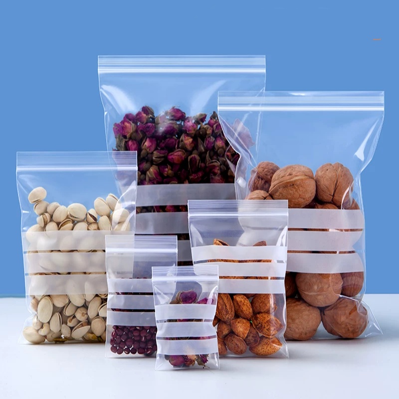 200枚入りPE透明プラスチック製ジップロック包装袋DIYロ - Food Storage Plastic Bag のレビューと価格
