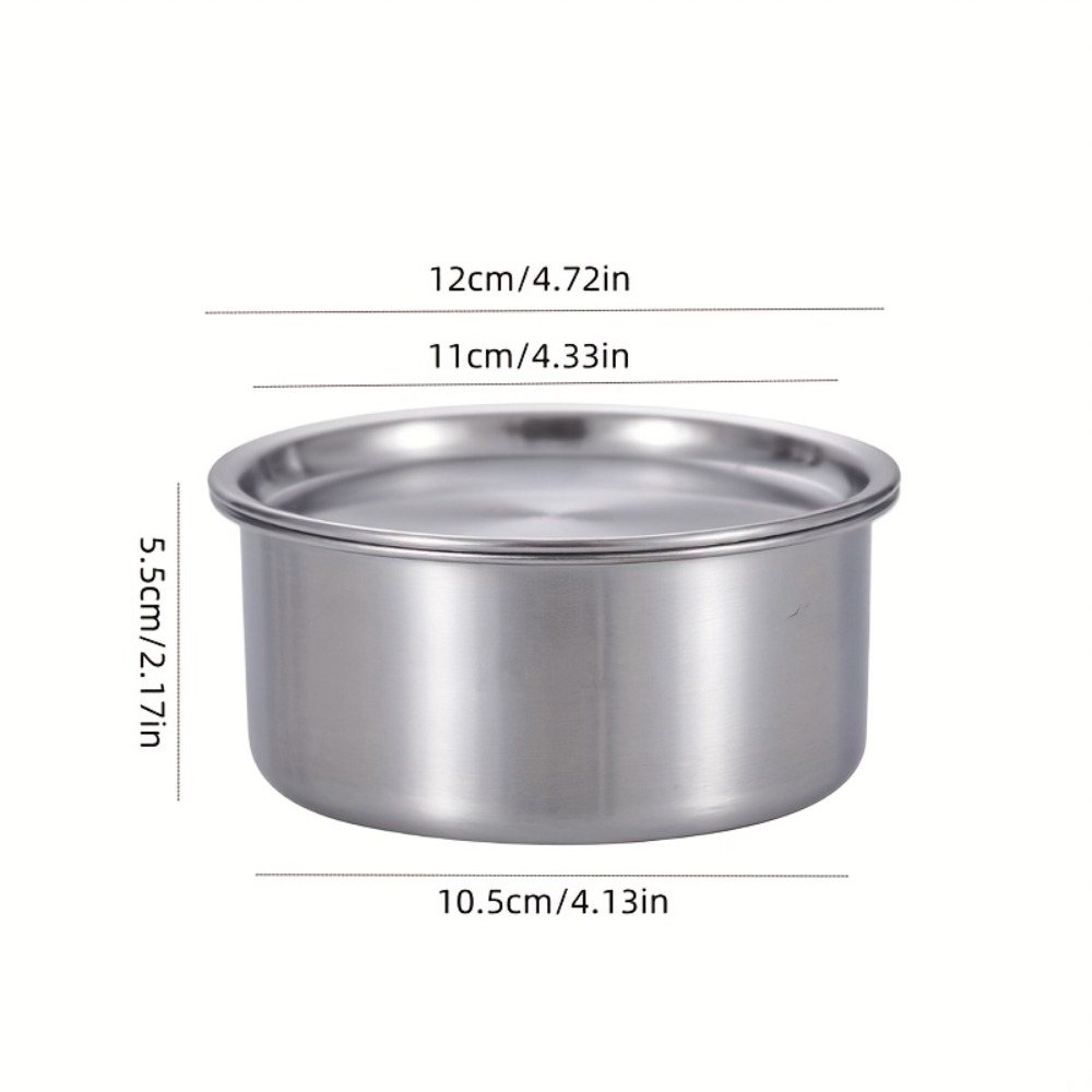 304ステンレス鋼製蓋付きラメキン、蒸し卵、ベビーフードボウ - Food Storage Prep Containers のレビューと価格