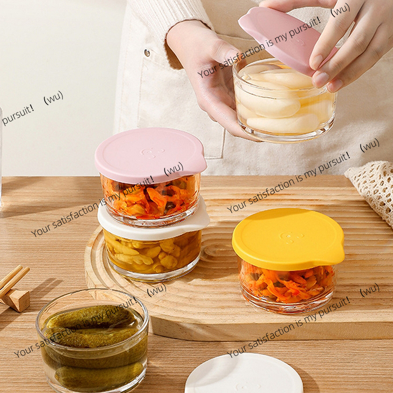 丸い食品保存容器 高ホウケイ酸ガラス 密閉ジャー 蓋付き 電 - Food Storage Glass Round のレビューと価格