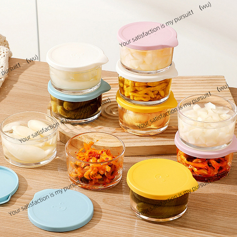 丸い食品保存容器 高ホウケイ酸ガラス 密閉ジャー 蓋付き 電 - Food Storage Glass Round のレビューと価格
