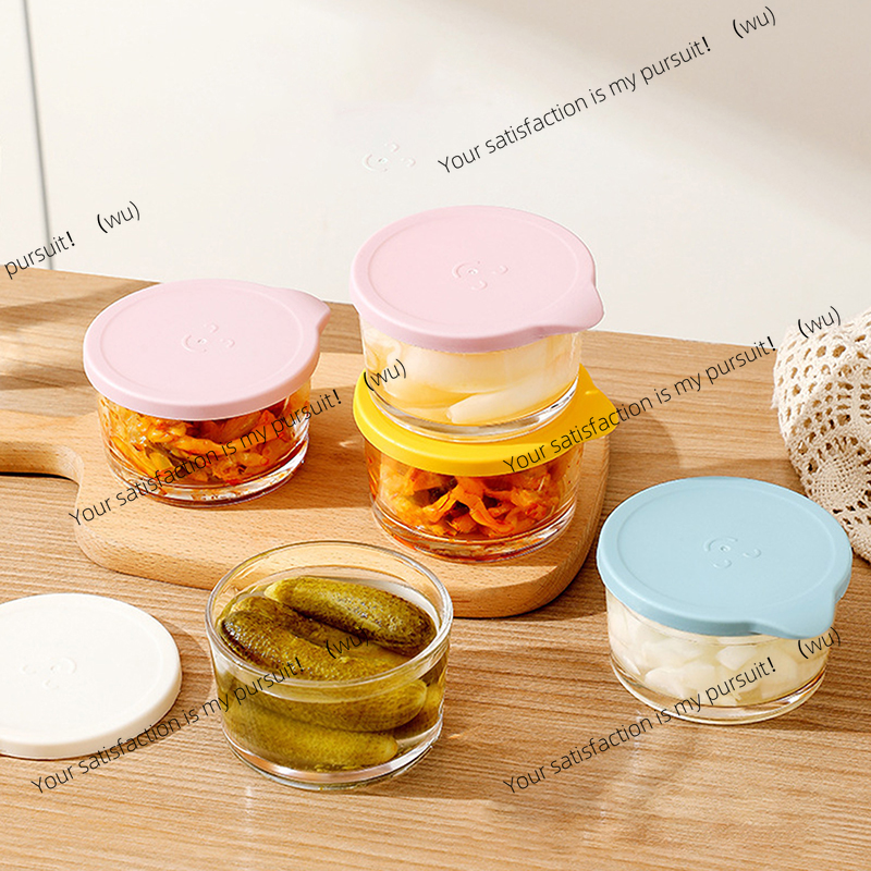 丸い食品保存容器 高ホウケイ酸ガラス 密閉ジャー 蓋付き 電 - Food Storage Glass Round のレビューと価格