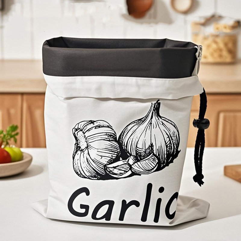 ポテト・玉ねぎ・ニンニク柄収納バッグ　丈夫なキッチン野菜収納 - Food Storage Zipper Bags のレビューと価格