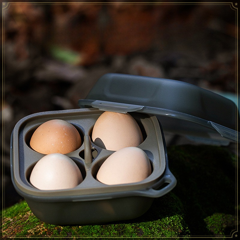 卵収納ボックス 2 in 1 ポータブル耐衝撃性 吊り下げ穴 - Egg Storage Holder のレビューと価格