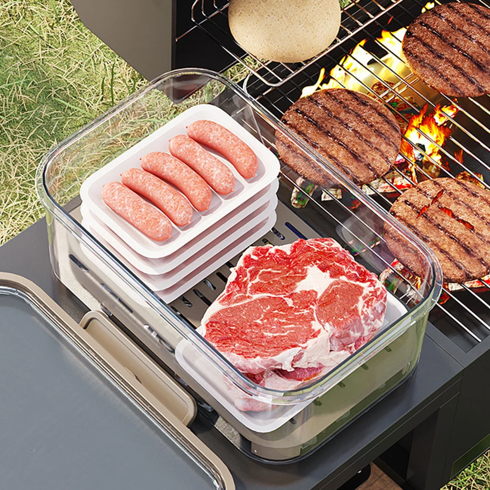 ポータブル食品保存容器 大容量 気密鮮度ボックス 排水プレー - Food Storage Box Plastic のレビューと価格