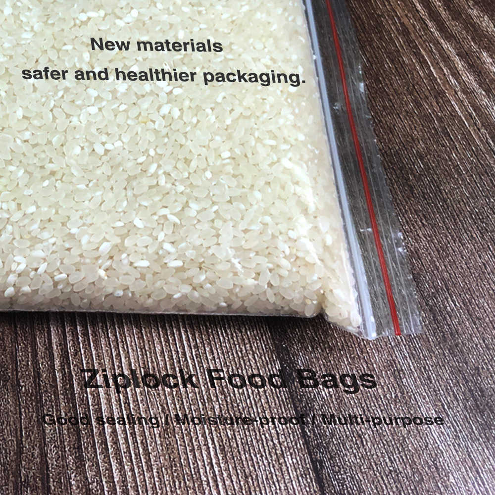 100 ピース/パック再密封可能なジップロックバッグセルフシ - Food Storage Zipper Bags のレビューと価格
