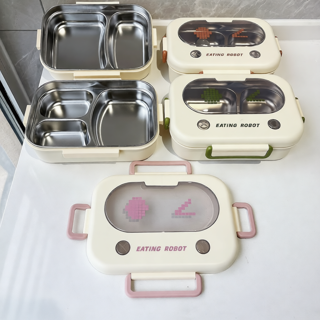 保温弁当箱ステンレス鋼ランチコンテナ漏れ防止食品保存オーガナ - Food Storage Prep Containers のレビューと価格