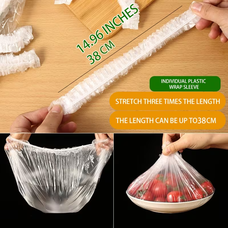 食品グレードの使い捨て鮮度保持カバー、電子レンジ対応プラスチ - Food Storage Plastic Bag のレビューと価格