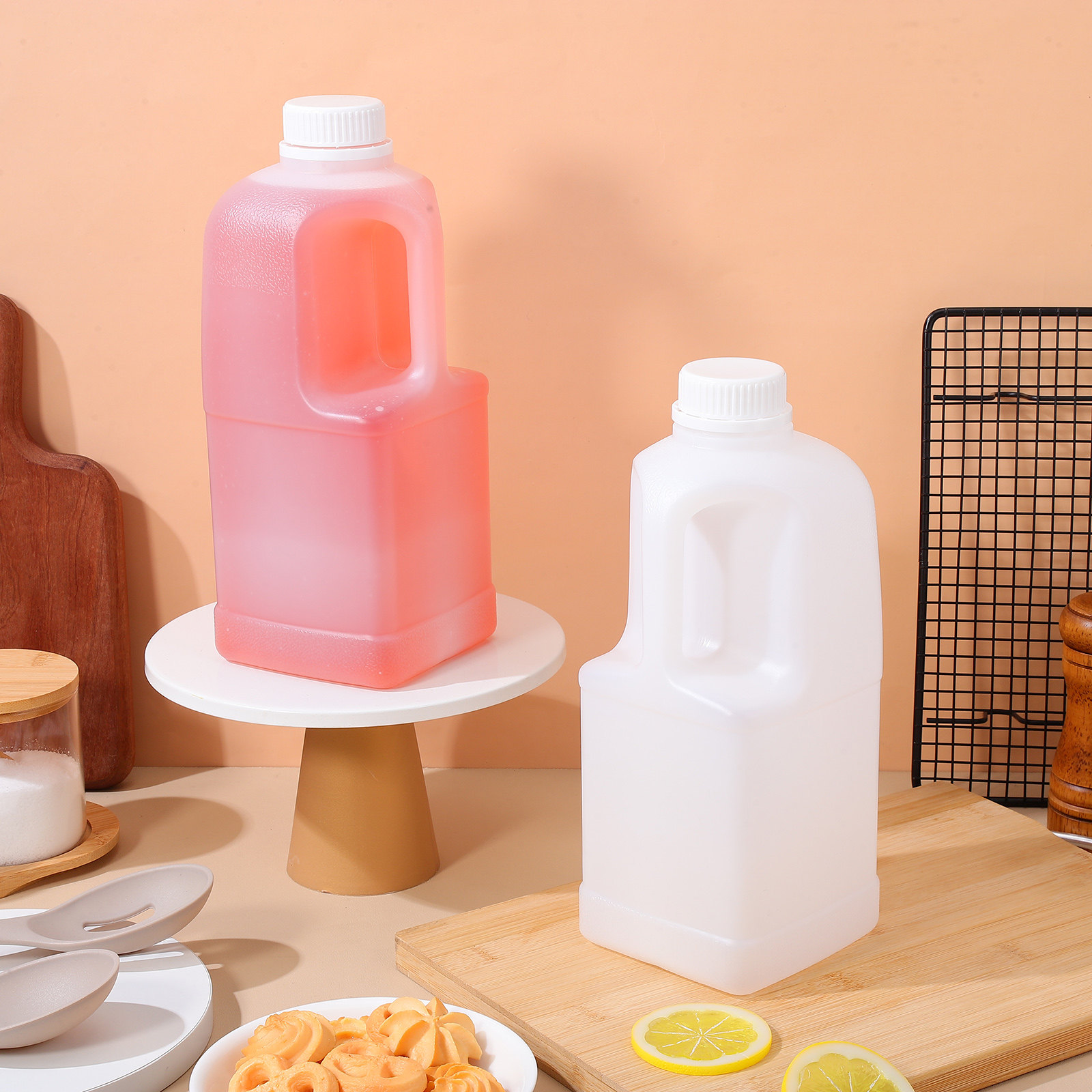 3個入り 大容量 2ガロン ウォーターストレージジャグ キャ - Food Storage Plastic Container のレビューと価格