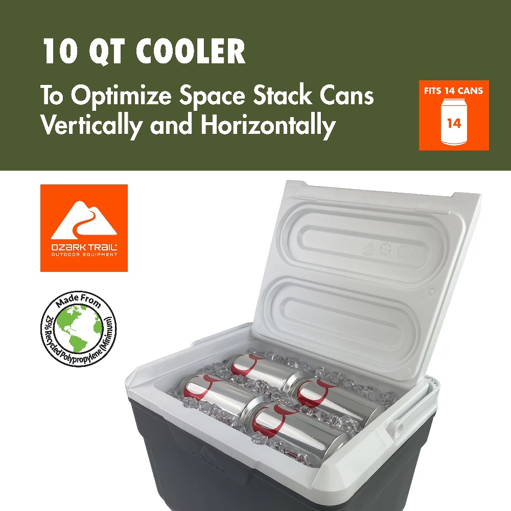 断熱ハードサイドクーラーボックス（ホイール付き）10クォート - Food Storage In Cooler のレビューと価格